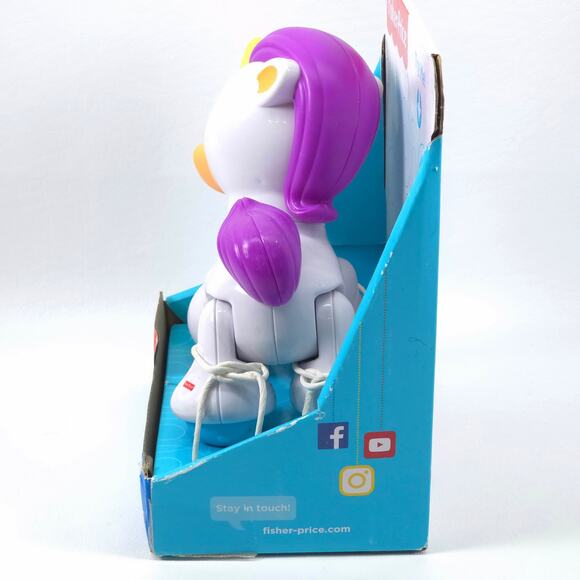 Fisher-Price Unicorn Clicker Pal Toy Rainbow White Ages 6 to 36 Months Brand New - Picture 7 of 8